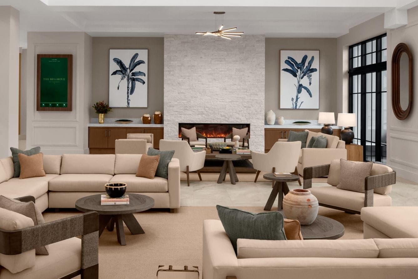 Resort lobby lounge